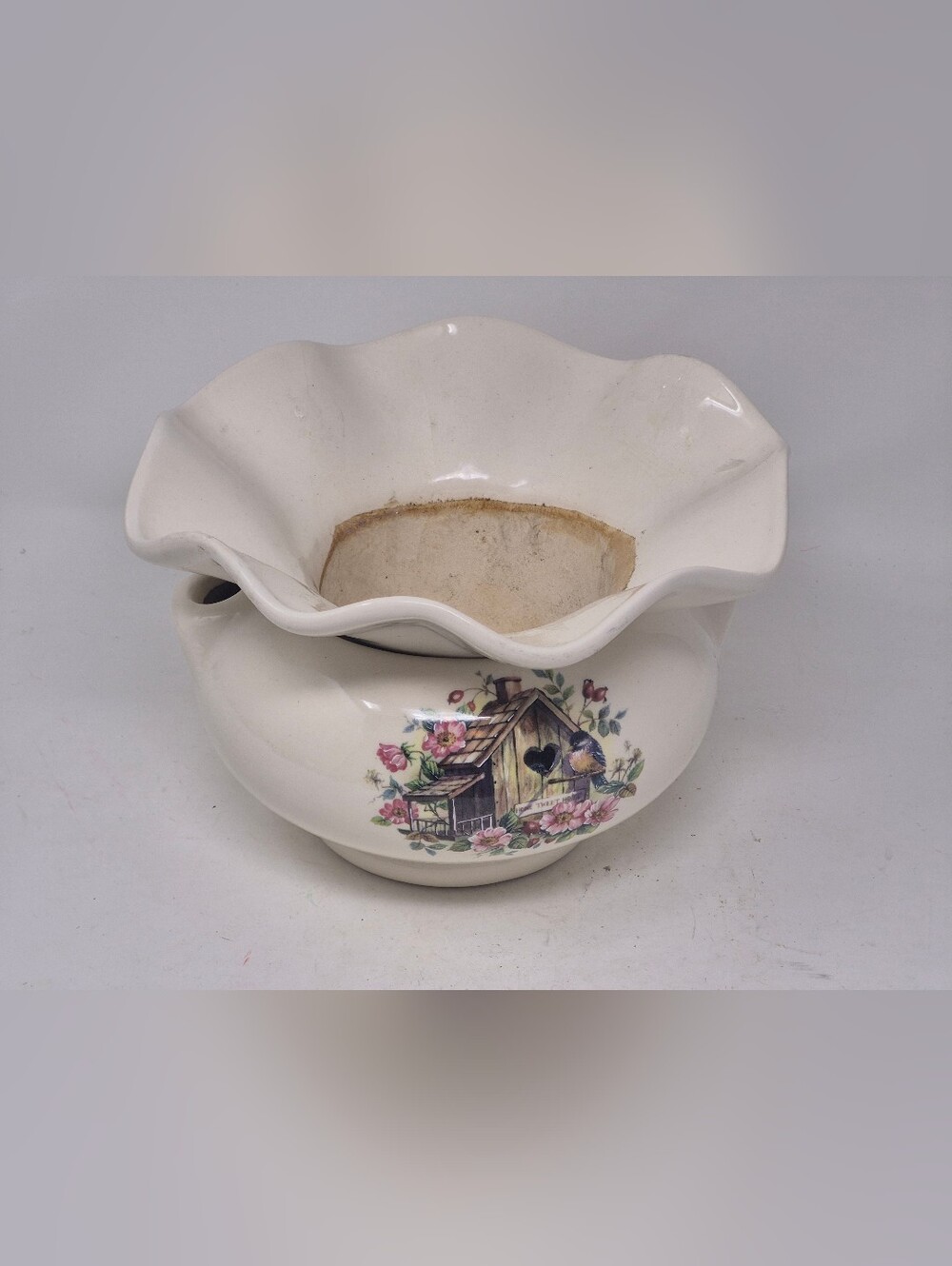 Vintage African Violet Self Watering Pot